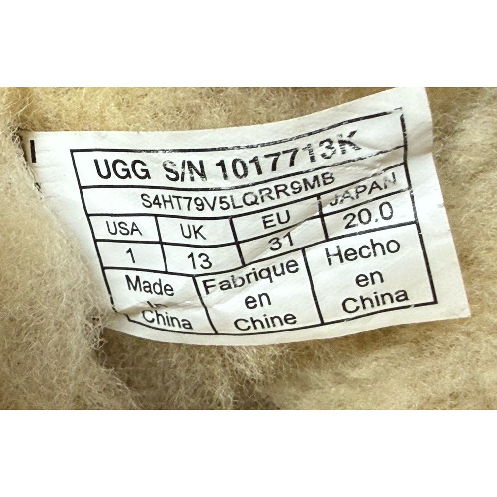 UGG Australia Classic Tall Chestnut Brown Suede Boots Youth Size 1 WORN - Picture 12 of 12